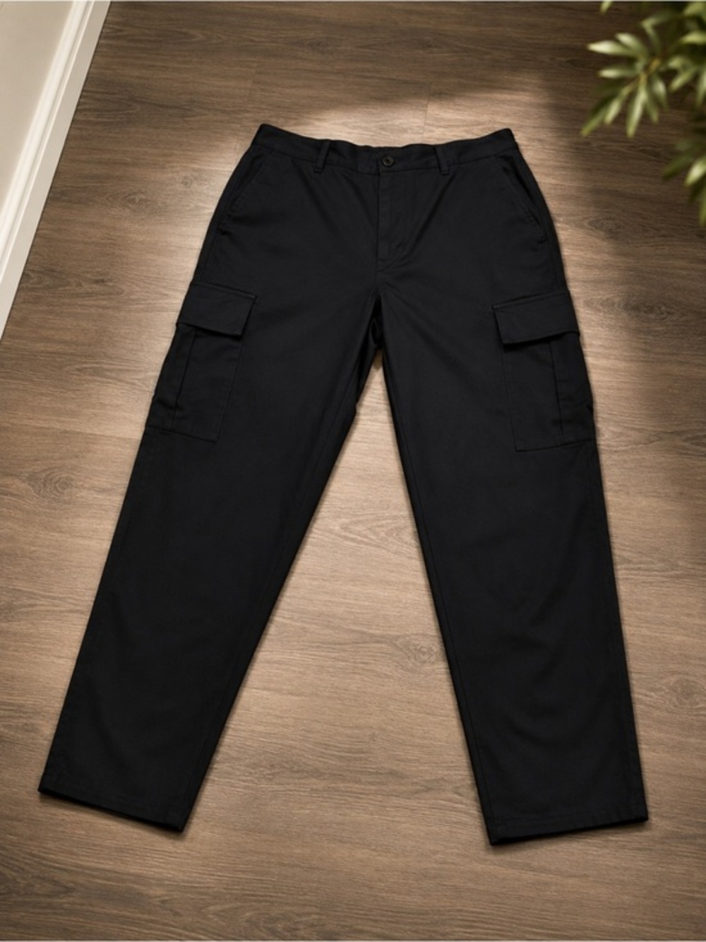 Zara Men's Black Cargo Pants